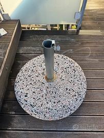 Base ombrellone cemento 55kg tubo 50