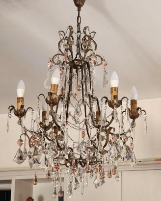 2 lampadari a gocce + 2 applique
