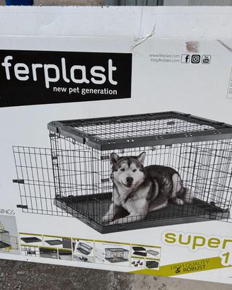 box pieghevole per cani con 2 o 3 aperture