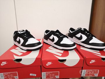 Nike dunk low black white panda 42 woman nn