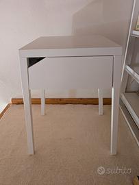 comodino Ikea Selje, bianco 