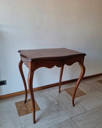 Tavolino consolle antico in legno – stile classico