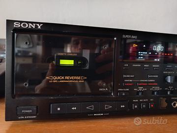 DOPPIA PIASTRA SONY TC WR820 TOP!