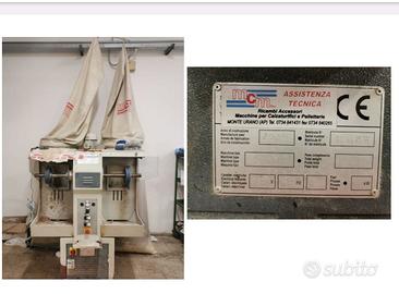 SMERIGLIATRICE M.C.M CON DOPPIO ASPIRATORE