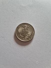 moneta rara da 25 centesimi del 1902