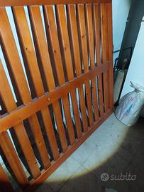 Rete /letto in legno massello