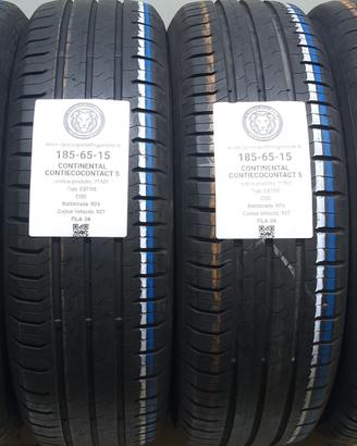 4 GOMME 185 65 15 CONTINENTAL A71501
