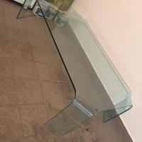 tavolino da divsno in vetro Fiam