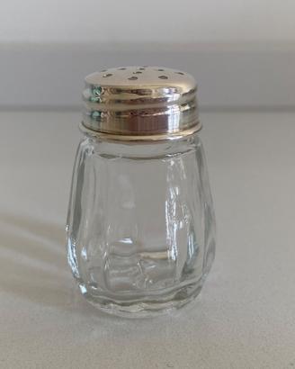 Saliera argento 925 e vetro