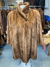 Magnifico cappotto di visone vero, invernale