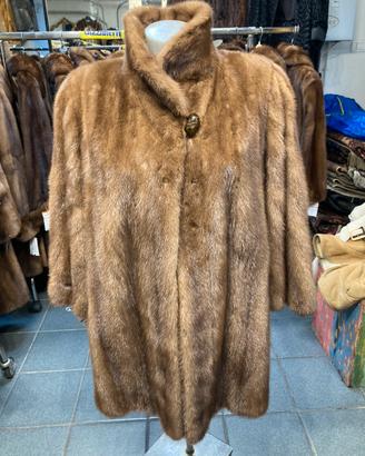 Magnifico cappotto di visone vero, invernale