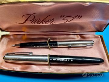 Set Penne Parker 41 Vintage con Astuccio - Collezionismo In vendita a Asti