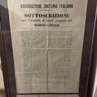 Manifesto Garibaldi 1859