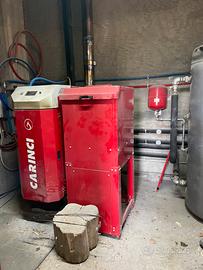 Caldaia ibrida pellet legna Carinci Prestige 350