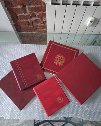 folder album cartoline storia postale e monete