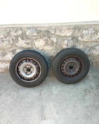 n 2gomme invernali  più cerchi 