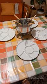 Set fonduta bourguignonne Happycasa 9 pezzi