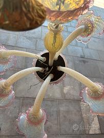 Lampadario vetro di Murano