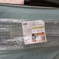 Scolapiatti in metallo cromato