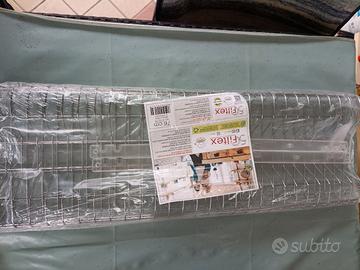 Scolapiatti in metallo cromato