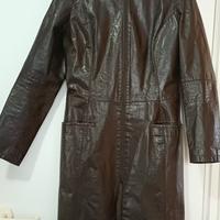 Trench lungo in pelle di capra Amaya Arzuaga 