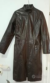 Trench lungo in pelle di capra Amaya Arzuaga 