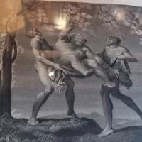 Stampa Antica Incisione  SILENUS  