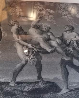 Stampa Antica Incisione  SILENUS  