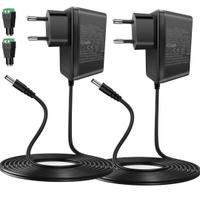 Coppia alimentatori 12V con adattat. x strisce led