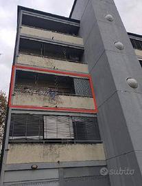 Immobile in asta di 68 m² con 3 locali e box auto 