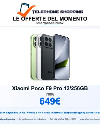 Xiaomi Poco F9 Pro 12/256GB Nuovo
