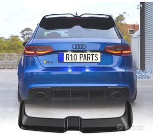 ALETTONE AUDI A3 8V 12-20 LOOK OETTINGER NERO LUCI