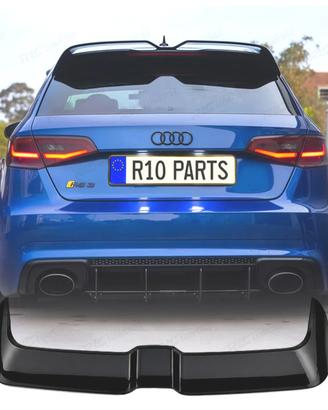 ALETTONE AUDI A3 8V 12-20 LOOK OETTINGER NERO LUCI