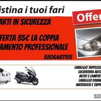 RIGENERAZIONE FARI AUTO 🚘