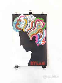 poster "Bob Dylan" anni '60 - Milton Glaser