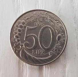 Moneta 50 Lire 1996 Repubblica Italiana