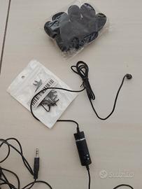 Microfono Lavalier Audio-Technica + Accessori Rica