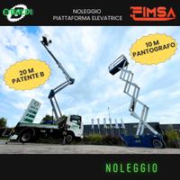 Noleggio piattaforma elevatrice