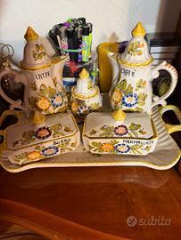 Servizio da Colazione Vintage in Ceramica