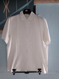 Camicia in cotone con ricami