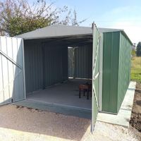 Box auto garage lamiera 360x600cm – 21,6mq verde
