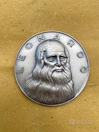 Medaglia Leonardo - Moneta Villa Flamini  SAF rara