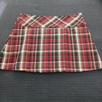 Gonna corta Motivi in fantasia tartan 