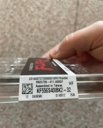 Ram 32gb  kingston
