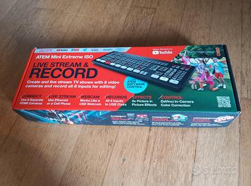 mixer video blackmagic  atem  mini Extreme ISO 