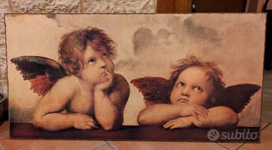 Quadro Angioletti di Raffaello - Riproduzione Vint