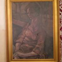 QUADRO DI DONNA SEDUTA