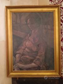 QUADRO DI DONNA SEDUTA