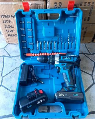 trapano avvitatore professionale doppia batteria