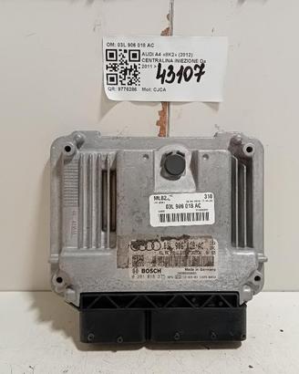 CENTRALINA INIEZIONE AUDI A4 Serie B8 (8K2) 03L 90